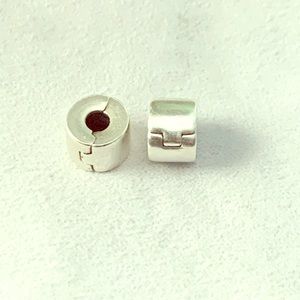 Authentic Pandora Polished Clips